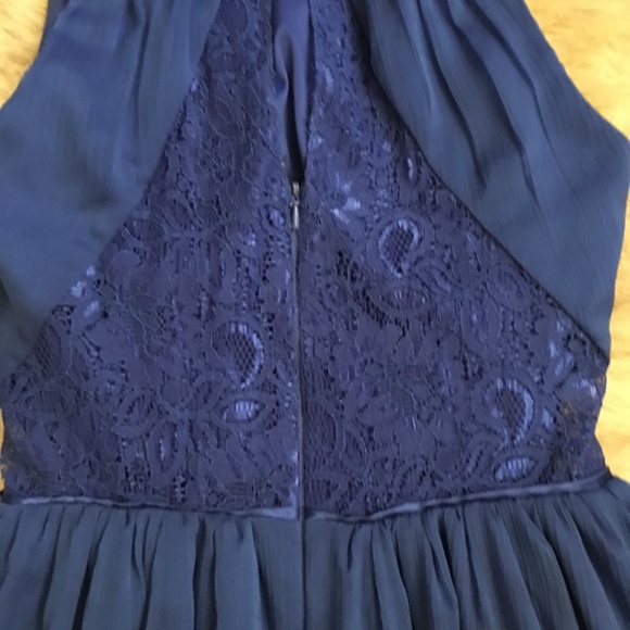 AQUA cobalt illusion party dress size 2 like new!! - Picture 4 of 7